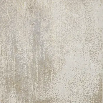 5' X 8' Ivory Gray And Gold Abstract Stain Resistant Area Rug