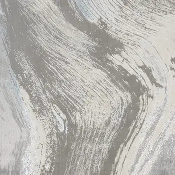 12' X 15' Gray Ivory And Blue Abstract Area Rug