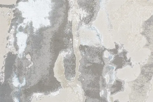 12' X 18' Ivory Gray And Blue Abstract Area Rug