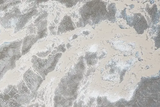 13' X 20' Gray and Ivory Abstract Area Rug