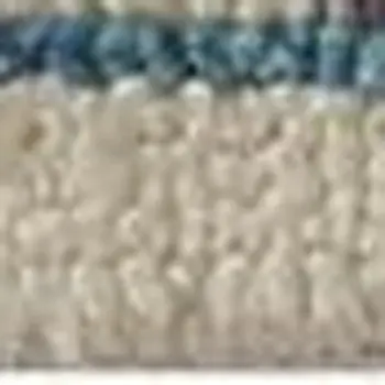 8' X 10' Orange And Gray Wool Floral Hand Knotted Stain Resistant Area Rug