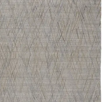 12' X 15' Gray And Blue Abstract Hand Woven Area Rug