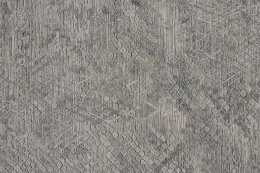 5' X 8' Gray Abstract Hand Woven Area Rug