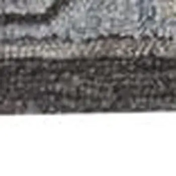 10' X 14' Gray Blue And Ivory Wool Floral Tufted Handmade Stain Resistant Area Rug