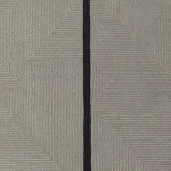 9' X 12' Black and Gray Wool Abstract Geometric Hand Tufted Area Rug