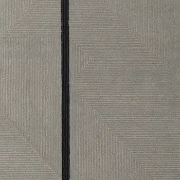 10' X 14' Brown and Black Abstract Geometric Hand Tufted Area Rug