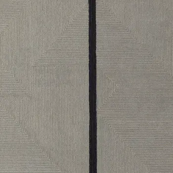 2' X 3' Brown and Black Abstract Geometric Hand Tufted Area Rug