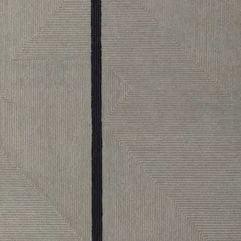 2' X 3' Brown and Black Abstract Geometric Hand Tufted Area Rug
