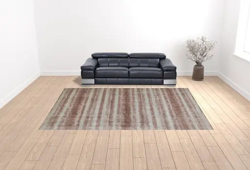 10' X 14' Tan Ivory And Pink Abstract Hand Woven Area Rug