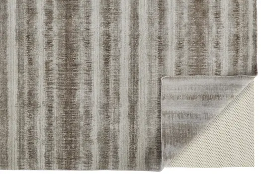 12' X 15' Tan Ivory And Brown Abstract Hand Woven Area Rug