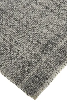 12' X 15' Gray Hand Woven Area Rug