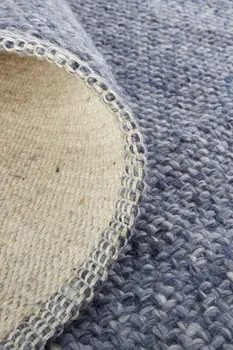 2' X 3' Blue Hand Woven Area Rug