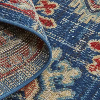 13' X 15' Abstract Power Loom Distressed Area Rug