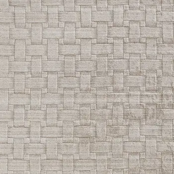 12' X 15' Ivory Striped Hand Woven Area Rug