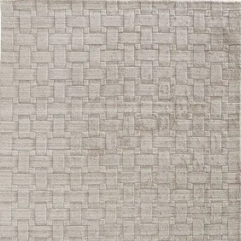 12' X 15' Ivory Striped Hand Woven Area Rug