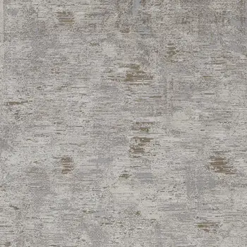 10' X 14' Gray and Ivory Abstract Power Loom Distressed Area Rug