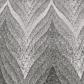 2' X 3' Gray And White Geometric Stain Resistant Area Rug