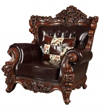 50" Espresso Faux Leather Tufted Wingback Chair And Toss Pillow