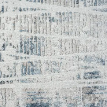 8' X 10' Blue Abstract Area Rug