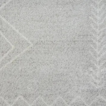 5' X 7' Gray Diamond Area Rug