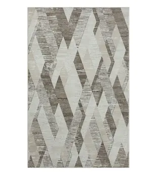 8' X 10' Gray Geometric Area Rug