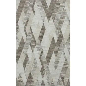 9' X 12' Gray Geometric Area Rug