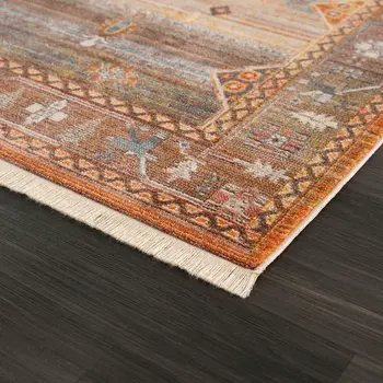 2' X 3' Brown Southwestern Area Rug