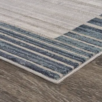8' X 11' Cream Abstract Area Rug