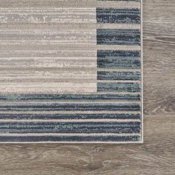 8' X 11' Cream Abstract Area Rug