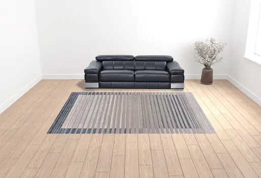 10' X 14' Cream Abstract Area Rug