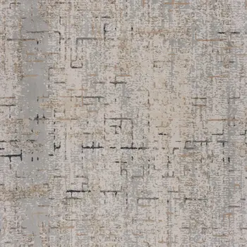 5' X 8' Cream Abstract Area Rug