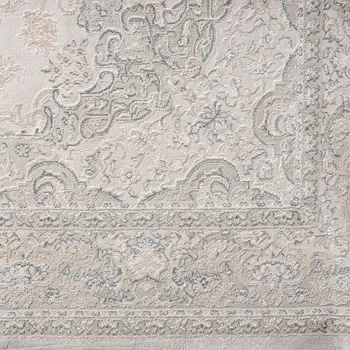 10' X 14' Gray Medallion Area Rug