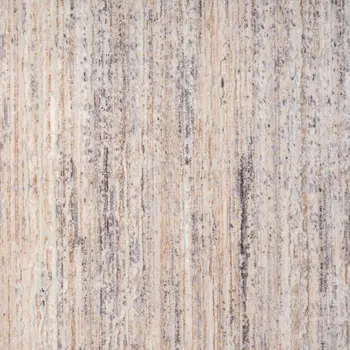8' X 10' Beige And Gray Abstract Stripes Area Rug