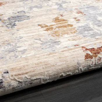 8' X 10' Beige Abstract Area Rug