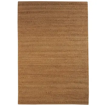 8' X 10' Beige Hand Woven Non Skid Area Rug