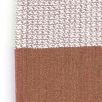 50" X 60" Brown and White Woven Cotton Checkered Throw Blanket with Fringe
