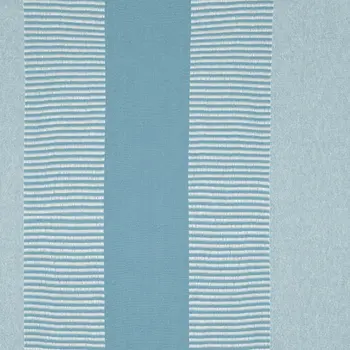 50" X 60" Blue Woven Cotton Striped Throw Blanket with Tassels