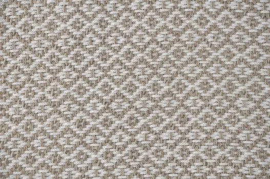 50" X 60" Tan Woven Cotton Geometric Throw Blanket with Fringe