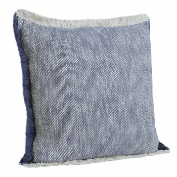 20" Blue and White Throw Pillow