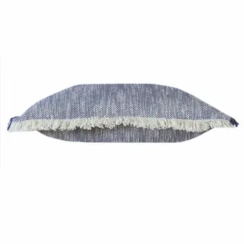 20" Blue and White Throw Pillow