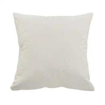20" X 20" White Blue Gray And Tan 100% Cotton Striped Zippered Pillow