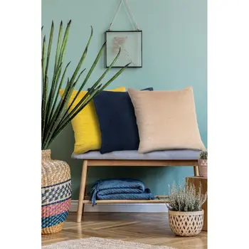 20" Taupe Throw Pillow