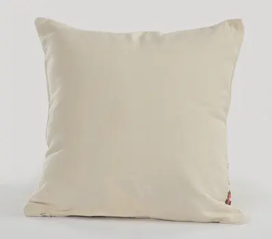 18" X 18" Brown And Beige 100% Cotton Abstract Zippered Pillow