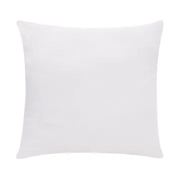 24" Blue and Off White Abstract Cotton Throw Pillow