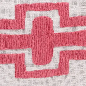 20" Coral Throw Pillow