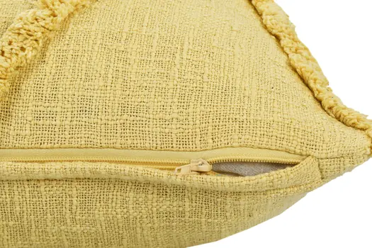 20" Yellow Throw Pillow