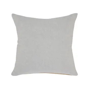 20" Gray Cotton Throw Pillow