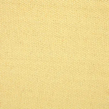 20" X 20" Light Yellow 100% Cotton Zippered Pillow