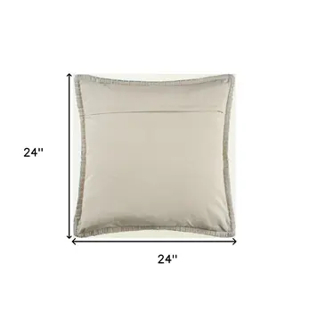 24" Teal Throw Pillow