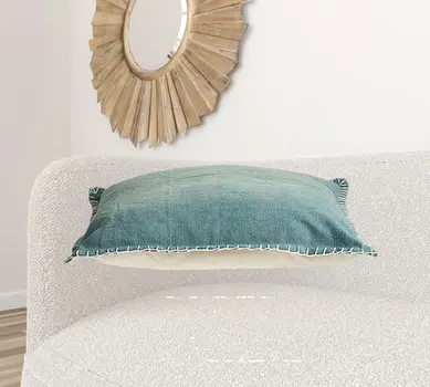 24" Teal Throw Pillow